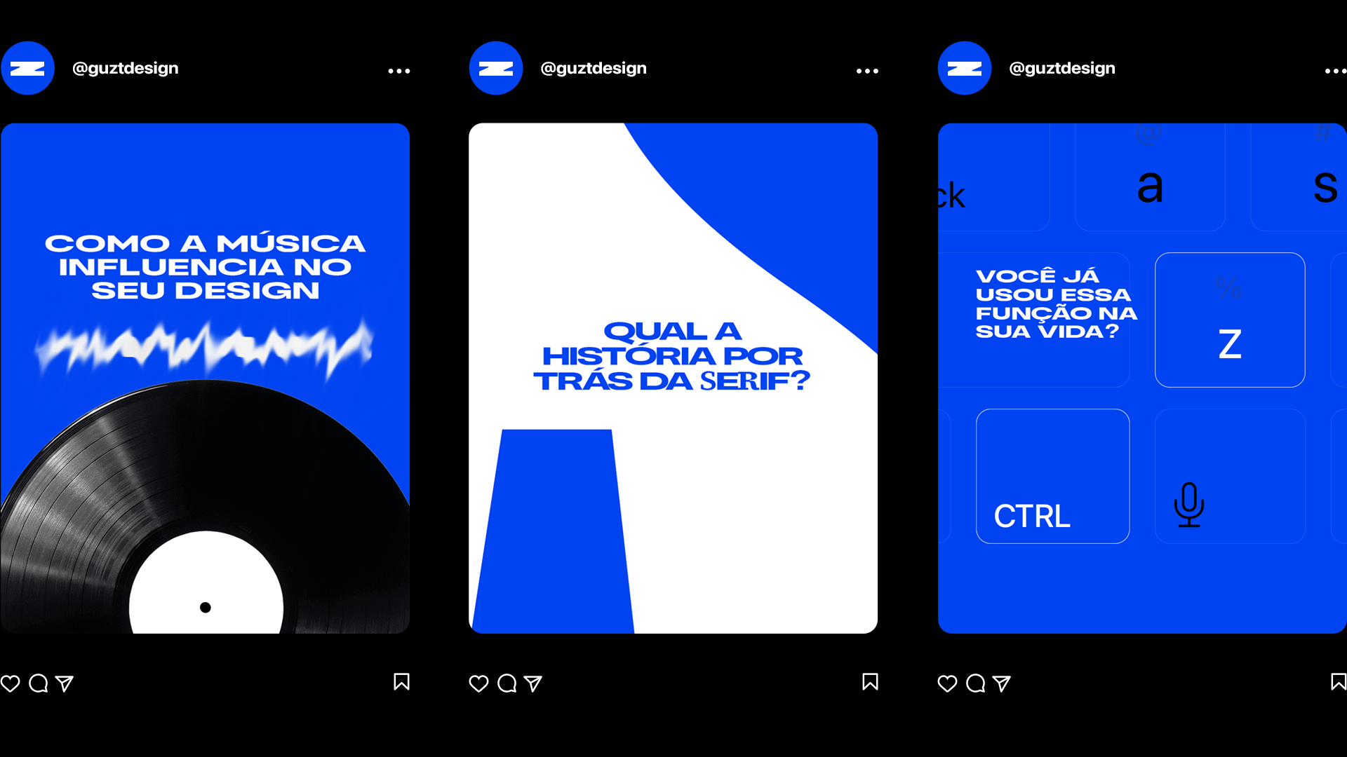 Guzt Design brand attributes layout