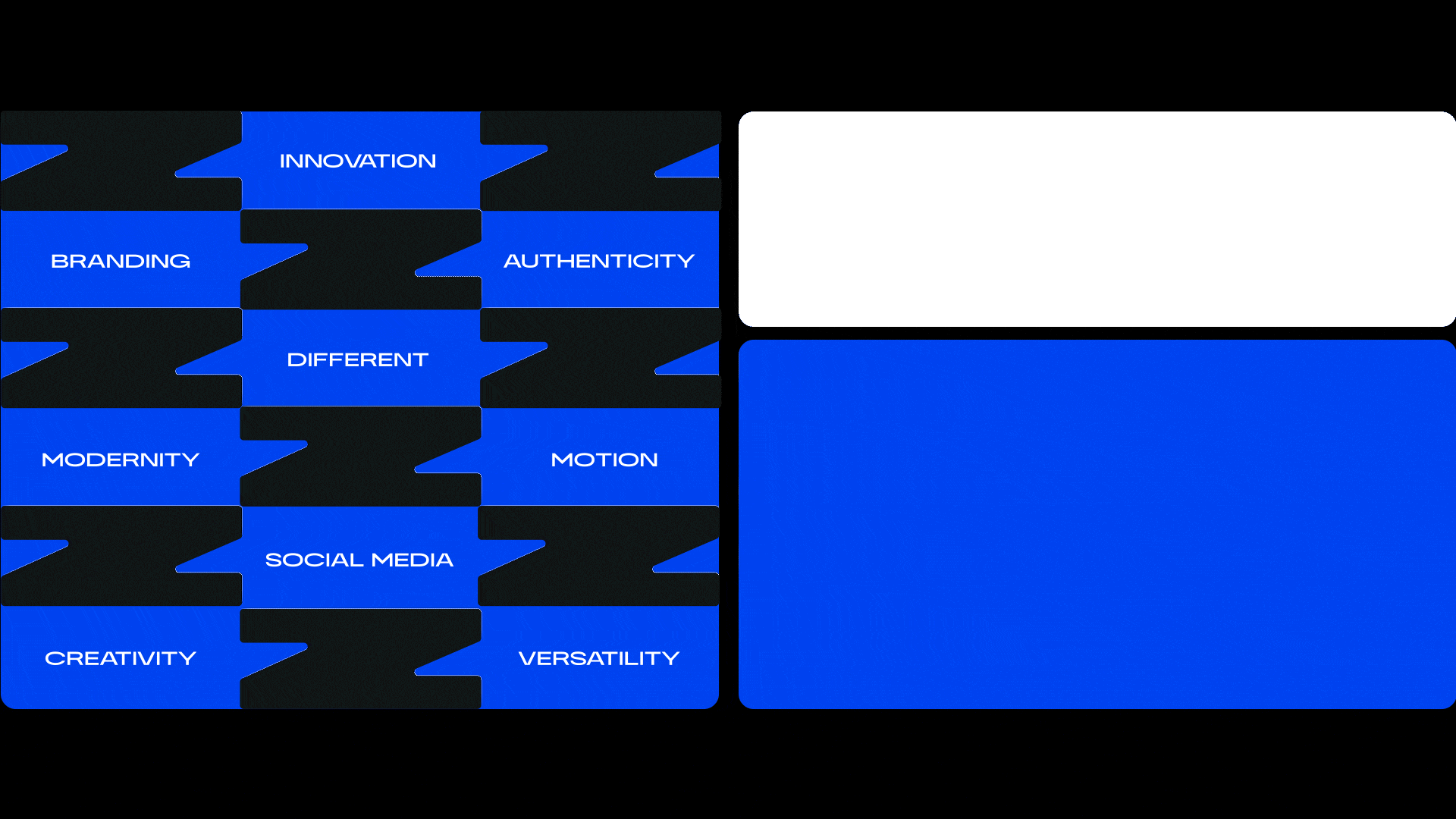 Guzt Design animated logo system