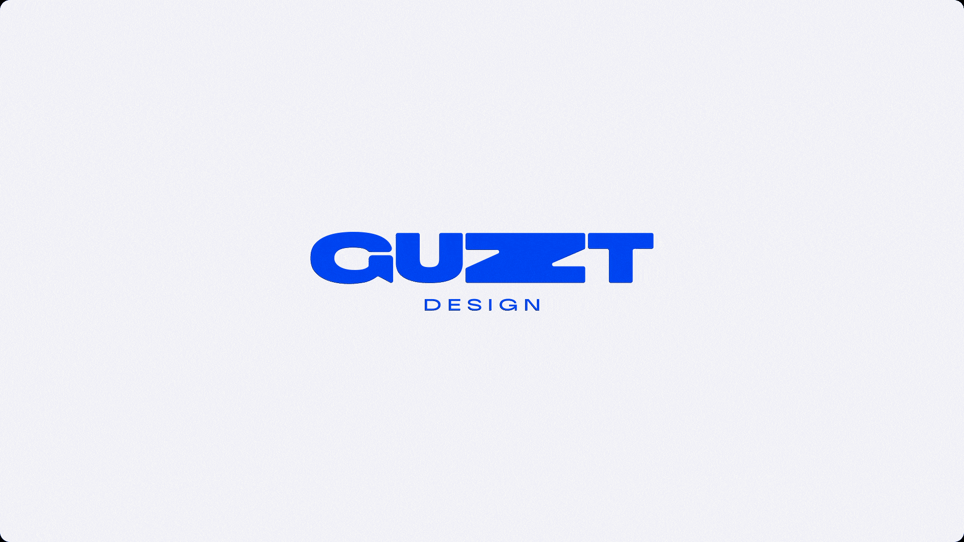 Guzt Design animated blue composition