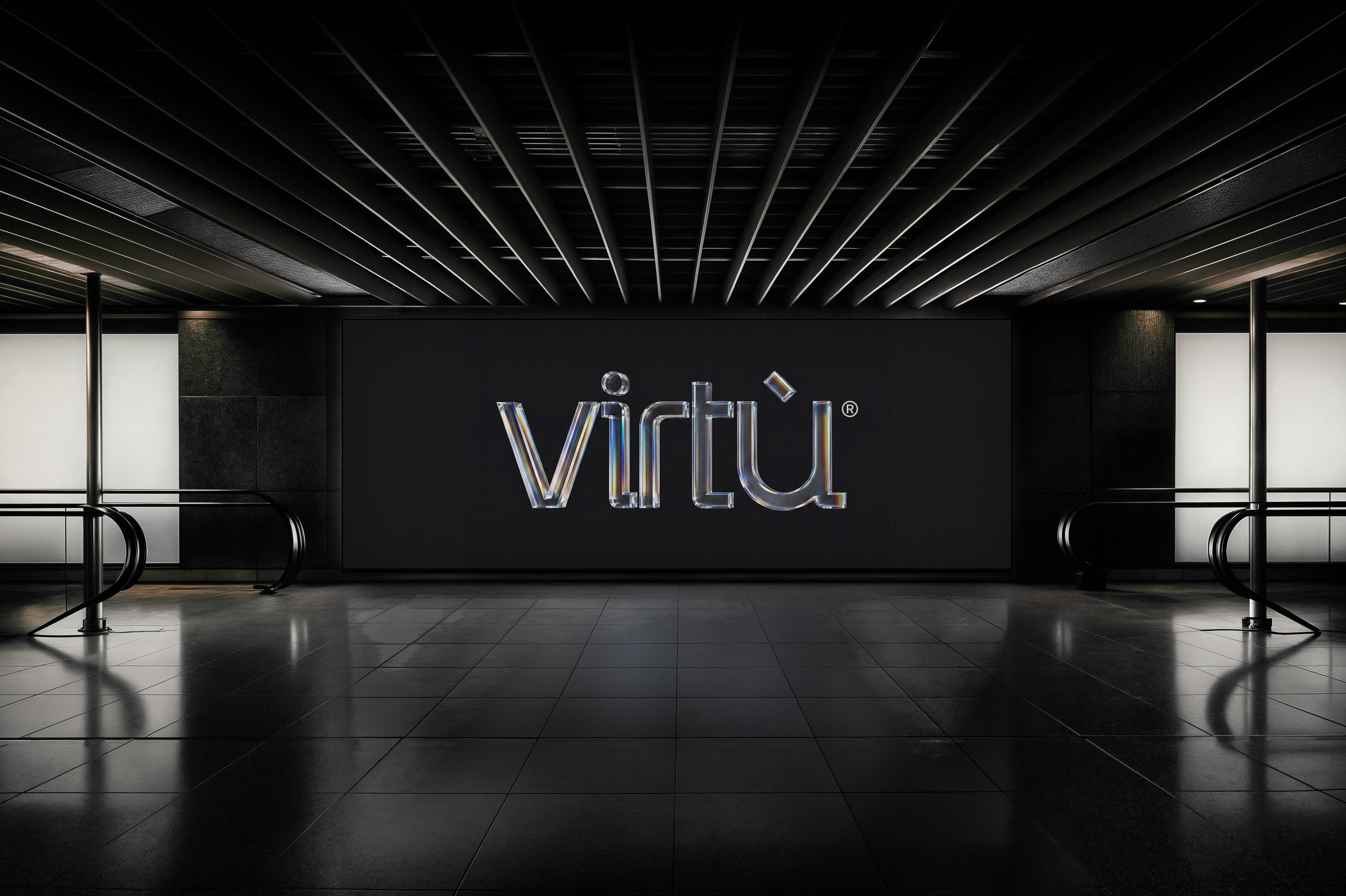 Virtù subway display
